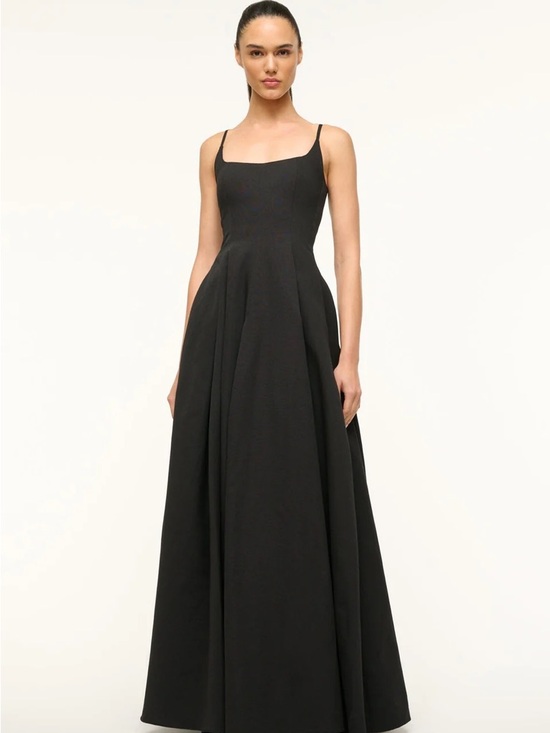 STAUD Dresses & Skirts - STAUD JOY MAXI DRESS BLACK